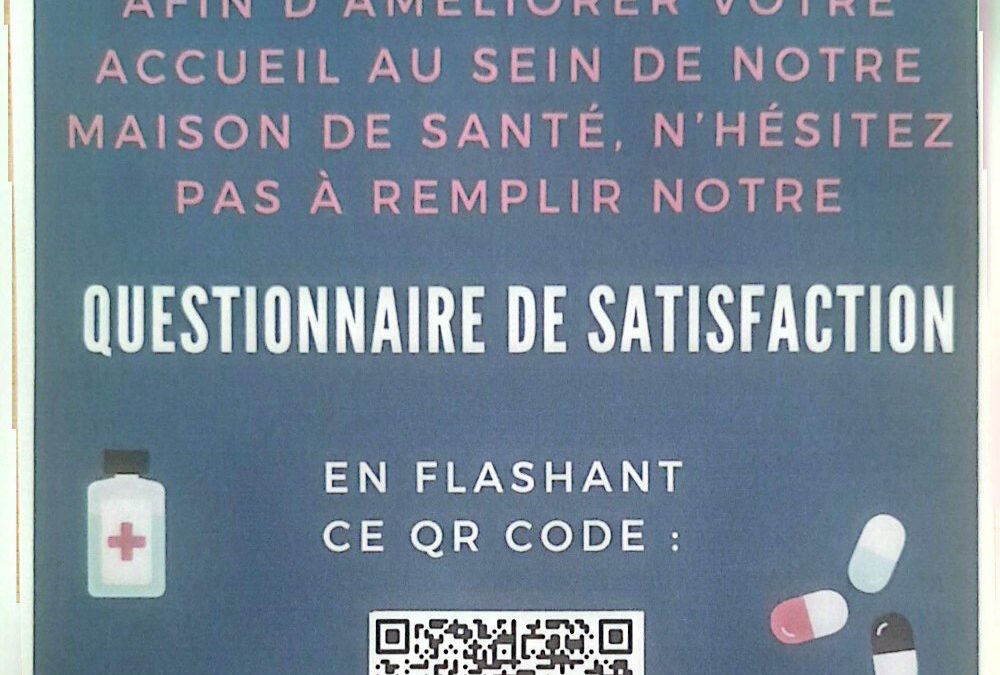 ENQUETE DE SATISFACTION A LA MAISON DE SANTE